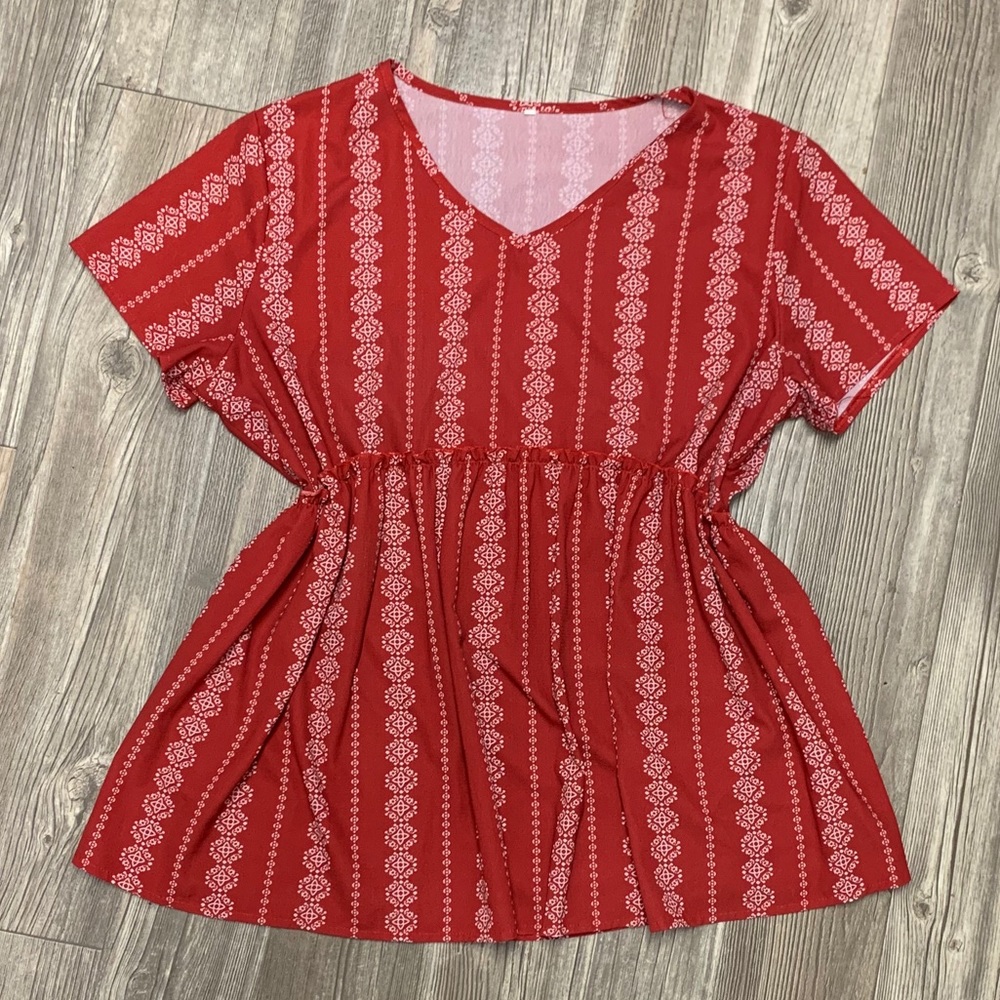 Rust color women’s blouse